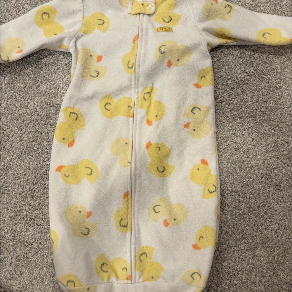 Carter’s fleece duck sleep bag